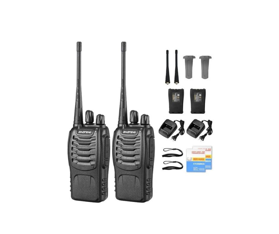 Radio Walkie Talkie Baofeng Bf-888s X2 Bateria 2800mah