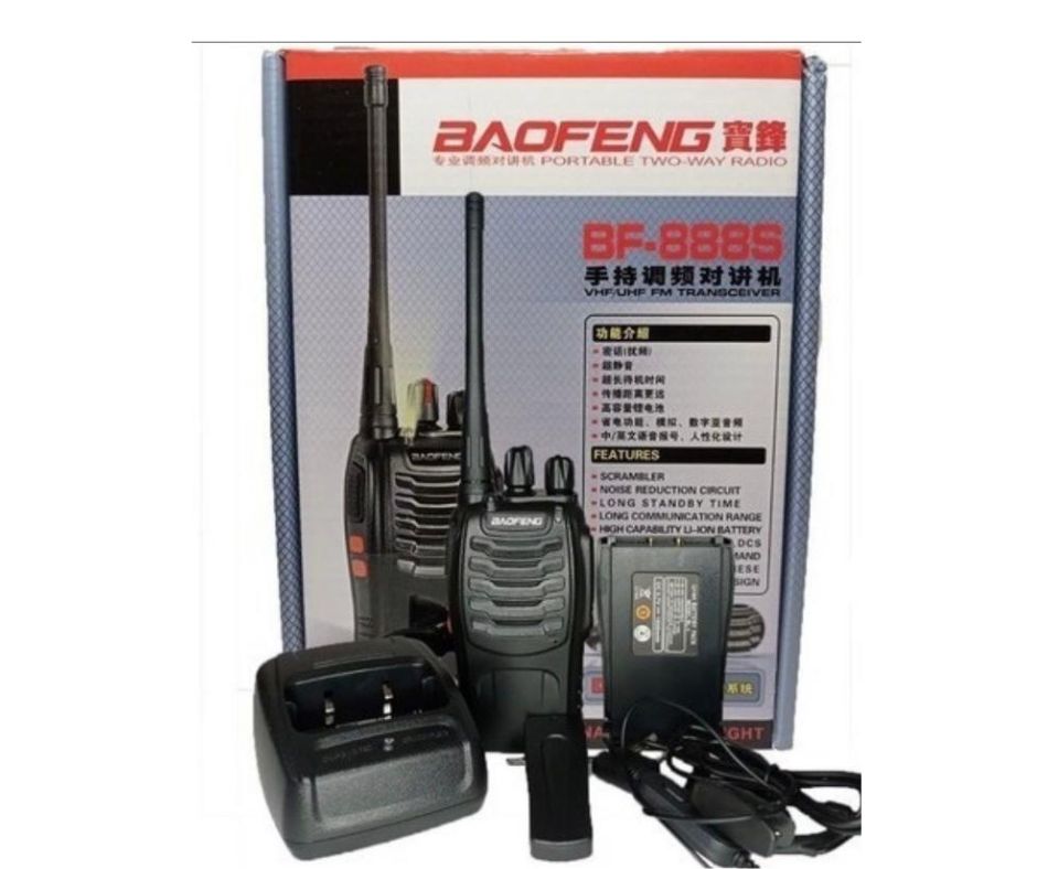 Radio Walkie Talkie Baofeng Bf-888s X2 Bateria 2800mah