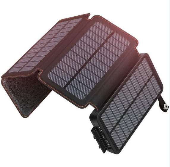 Cargador Solar Power Bank 20000Mah 4 Paneles Solares